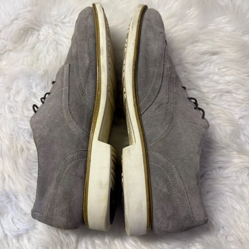 Cole Haan OriginalGrand Suede Wingtip Oxfords Grey 12M